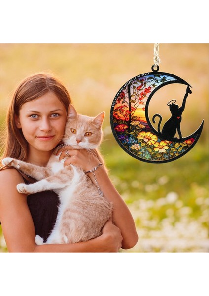 Angel Dog Kişiselleştirilmiş Hatıra Işık Catcher, Pet Hatıra Işık Catcher, Pencere Asma Işık Yakalayıcı (Yurt Dışından) fırsatları