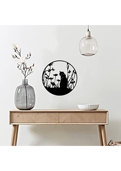 Metal Kara Kediler Siluet Dekor Kesim Duvar Sanatı Zarif Kediler Bayan Hediyeler Kara Kedi Dekoru Kedi Severler Için Kediler Duvar Dekor (Yurt Dışından) modelleri