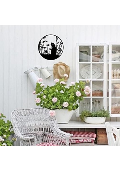 Metal Kara Kediler Siluet Dekor Kesim Duvar Sanatı Zarif Kediler Bayan Hediyeler Kara Kedi Dekoru Kedi Severler Için Kediler Duvar Dekor (Yurt Dışından) indirimleri