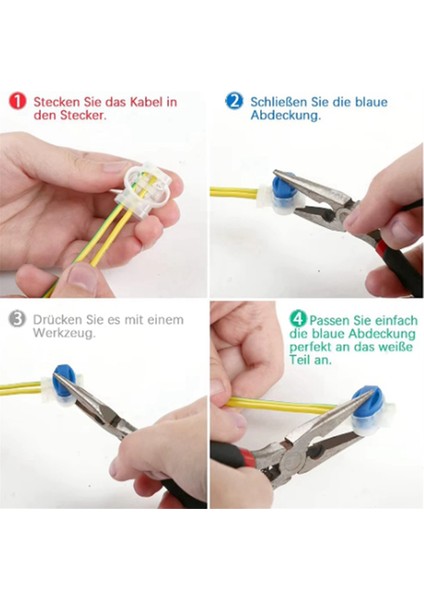 Robotik Çim Biçme Makinesi Konektörleri 3 Pin 314 Kablo Bağlantısı Gardena/husqvarna/worx 20PCS Için Terminal Teli Konektörleri (Yurt Dışından) fiyatları