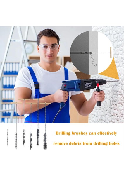6 Adet Matkap Deliği Fırçası Set Delik Fırçası Temizleme Fırçası Boru Temizleyici Fırça Paslanmaz Çelik Delik Fırçalar Temizleme Fırçası (Yurt Dışından) fırsatları