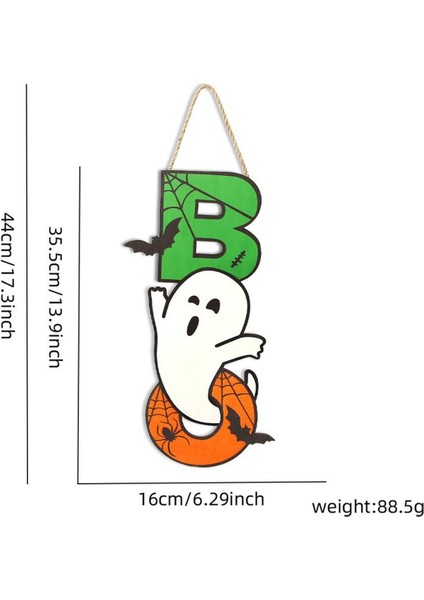 Hayalet Tag Boo Soul Spider Bat Home Cadılar Bayramı Tag Dekorasyon (Yurt Dışından) fiyatları