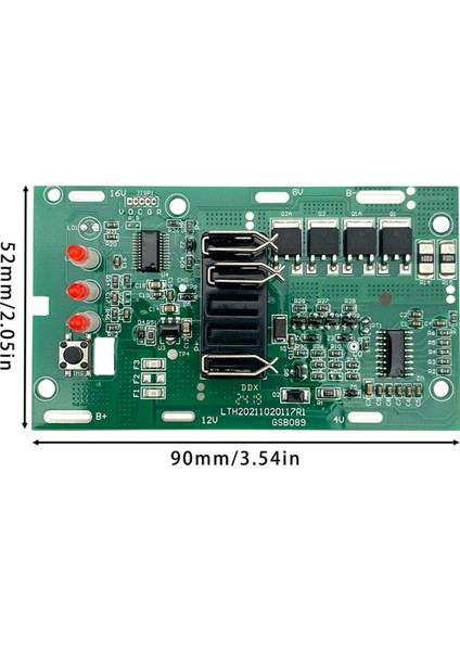 4511396 Li-Ion Pil Yönetim Sistemi Bms Einhell Power X-Change Için Ozita Için Şarj Koruma Devre Kart Pcba (Yurt Dışından) fiyatları