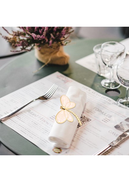 4 Adet Set, Altın Yusufçuk Peçete Yüzüğü Peçete Tutucu, Düğün Yemeği Yemek Masası Dekorasyon Masası Dekorasyonu Için Kullanılır (Yurt Dışından) modelleri