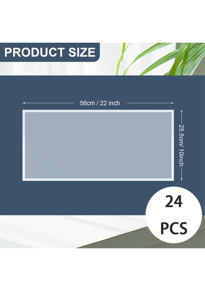 24 Paket Aşındırıcı Patlatma Dolabı Lens Kapakları-Aşındırıcı Yedek Parçalar Için Kabin Içi Lens Koruyucular 22X10INCH (Yurt Dışından) fırsatları