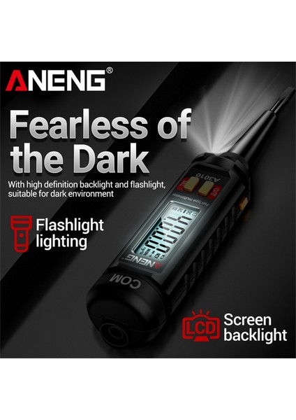 Aneng A3010 4000 Sayım Pen-Tipi True-Rms Arka Işığı Çok Metre Dijital Otomatik Aralık Test Cihazı LCD Elektrikçi Araçlar (Yurt Dışından) fiyatları