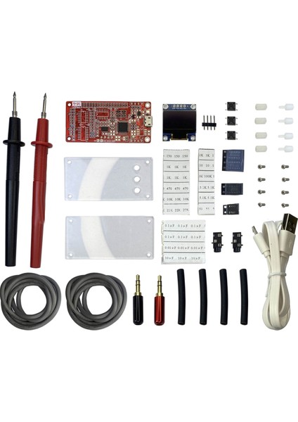 M181 Dijital Lcr Test Cihaz Kiti Yüksek Hassas Indüksiyon Direnç Ölçümü Ölçer Kapasitans Ölçer Dıy Modülü (Yurt Dışından)