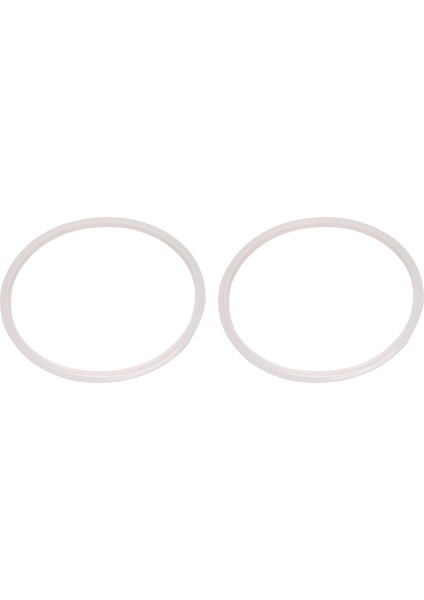 Düdüklü Tencere Için Silikon Conta Sızdırmazlık Halkası 22 cm Iç Çap, 2 Parça, Şeffaf (Yurt Dışından)