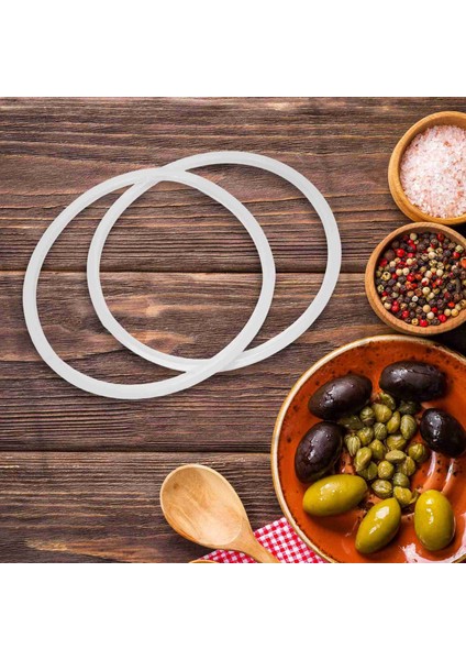 Düdüklü Tencere Için Silikon Conta Sızdırmazlık Halkası 22 cm Iç Çap, 2 Parça, Şeffaf (Yurt Dışından) modelleri