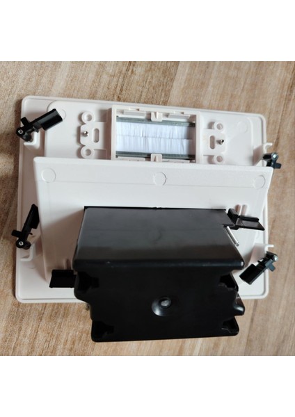 Duvar Kablosu Yönetimi Kiti 15A 125V Gizli Çıkış Kutusu Tv Güç Kabloları ve Duvarın Arkasındaki Düşük Voltaj Kabloları Gizle (Yurt Dışından) fırsatları