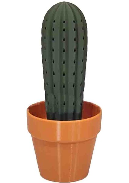 Kaktüs Kürdan Tutucu, Kürdan Kaktüs, 3D Baskılı Kaktüs Simülasyonu Saksı Kürdan Kutusu Koyu Yeşil (Yurt Dışından)