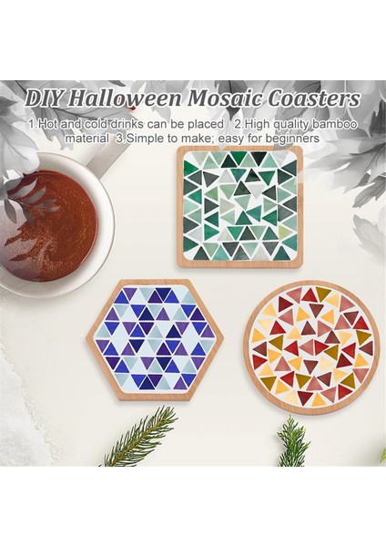 Mozaik Coaster Yapım Kiti Dıy Mozaik Coaster El Sanatları Kiti El Yapımı Mozaik Coaster Yapım Kiti Içecek Tepsisi (Yurt Dışından) fırsatları