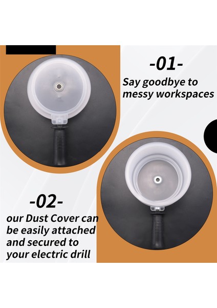 Elektrikli Matkap Tozu Toplayıcı Perforasyon Kül Toz Kapağı Tahta/alçı Kesme Duvarı Sondaj 135MM Için Toz Geçirmez (Yurt Dışından) indirimleri