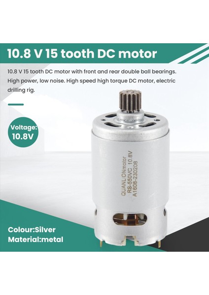 10.8 V 15 Diş Dc Motoru (KV3SFN-8520SF-WR) Bosch GSR1080-2-LI 3601JE2000 /eu Elektrikli Matkap Tornavida Motoru Için (Yurt Dışından) indirimleri