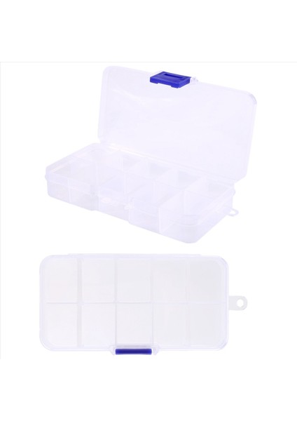 2pcs 10 Yuvalı Taşınabilir Plastik Dirençler Bileşen Kutusu Kutusu (Yurt Dışından) modelleri