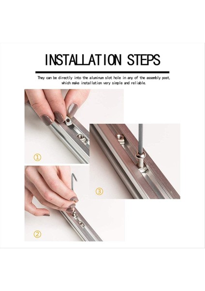 20PCS T Fındık Kiti M8 Çekiç Kafası T-S-S-Standanı Tükleme Için Çocuklık (Yurt Dışından) indirimleri