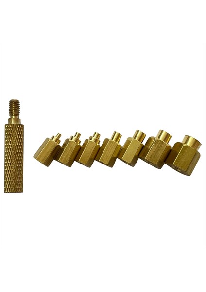 Isı E Somun Ucu M2-M8 Pirinç Iplik Başı Sıcak Eriyik Somunu Plastik 3D Yazıcı Lehimleme Demir (Yurt Dışından)