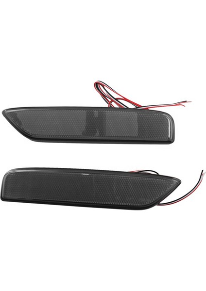 Araba Arka Reflektör Işık Tampon Arka Lamba Sis Mitsubishi Delicr Mini Siyah Için (Yurt Dışından)