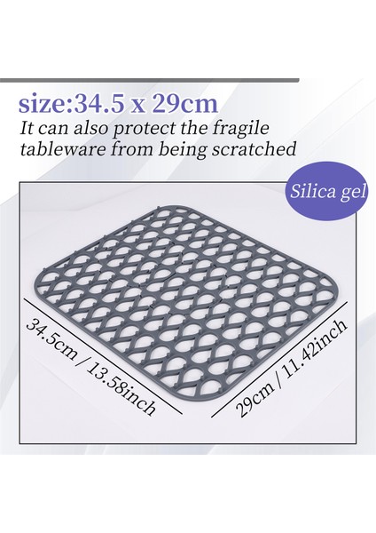 Mutfak Için Silikon Lavabo Koruyucuları, Paslanmaz Çelik Porselen Lavabo 1 Adet Paslanmaz Çelik Porselen Lavabo Için Katlanıyor Kaymaz Lavabo Mat Izgara (Yurt Dışından) fırsatları