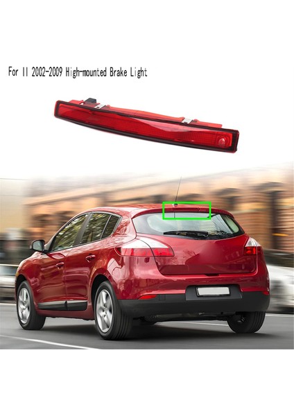 LED Arka Fren Işığı Renault Megane Mk2 Hatchback Grand Scenic Iı 2002-2009 Kırmızı (Yurt Dışından) fırsatları