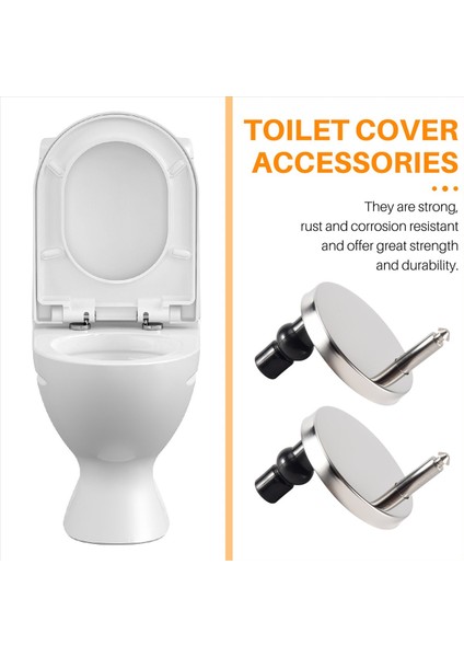 2pcs Yeni Setler Tuvalet Koltuk Vidaları Üst Düzeltme Menteşe Paketi Onarım Aracı Değiştirme (Yurt Dışından) fırsatları