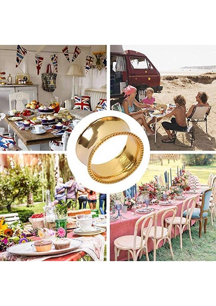 6 Adet Peçete Yüzükleri Set Yemek Masası Set Gelin Peçeteler Halkaları Parti Düğün Yemeği Vesileler Için Parlak Peçete Tutucu Süslemesi Dekor (Yurt Dışından) fiyatları