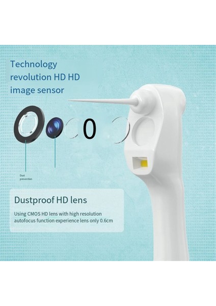Görsel Diş Aynası Hd Wifi Görsel Zeka Dişleri Endoskop Dişleri Muayenesi Su Geçirmez Dişler Oral Endoskop Mavi (Yurt Dışından) indirimleri