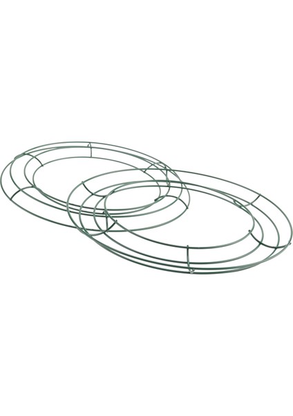 6 Adet Koyu Yeşil Tel Çelenk Halkaları Noel Yeni Yıl Sevgililer Dekorasyonu (10 Inç) Için (Yurt Dışından) fiyatları