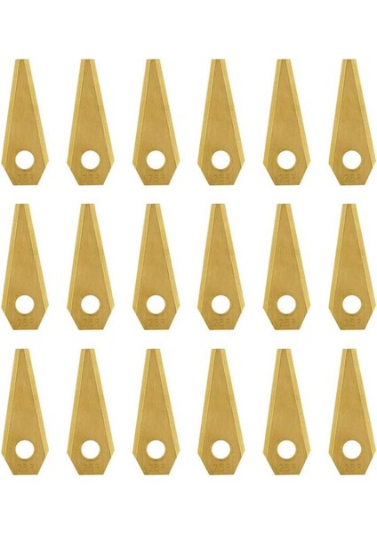 18PCS 49X19X1MM Robot Biçme Biçme Titanyum Değiştirme Bıçağı Bosch Indego Için Anti-Rasta Dayanıklı Biçme Kesici Kurulumu Kolay (Yurt Dışından) fırsatları