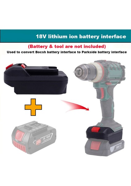 Bosch 18V Lityum Pil Için Pil Adaptör Dönüştürücü Forlidl Parkside X20V Li-Ion Güç Alet Aksesuarları (Yurt Dışından) fırsatları