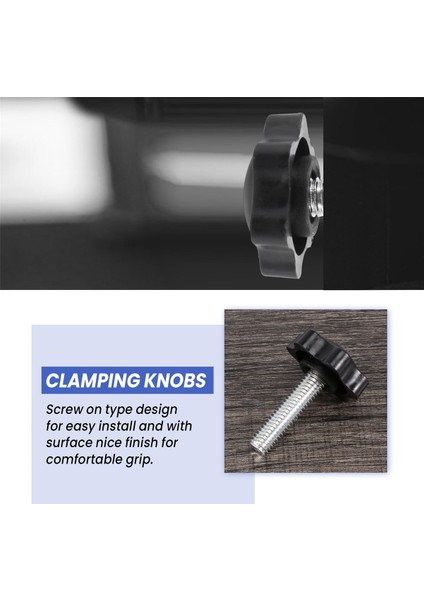 2 Adet M8 x 30MM Erkek Iplik 32MM Yıldız Kafa Kelepçesi Düğmesi Siyah (Yurt Dışından) fırsatları