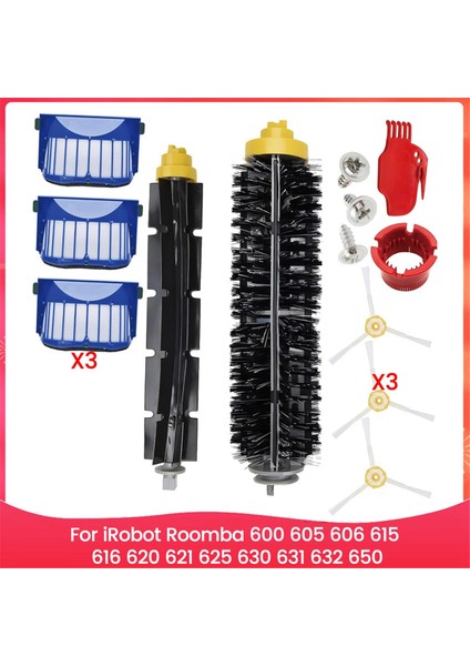 Irobot Roomba Temizlik Robotu 600 Serisi 605 606 615 616 620 621 625 630 631 632 650 Aksesuar (Yurt Dışından)