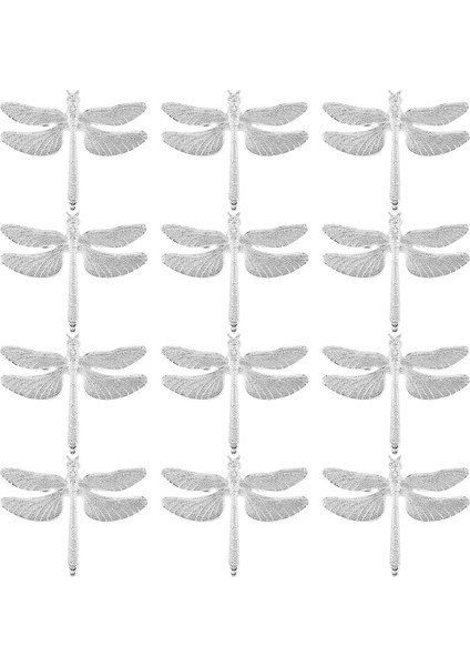 12 Pcs Yahudi Peçete Yüzükleri, Çinko Alaşım Peçete Tokası Gümüş Peçete Yüzüğü Otel Düğün Tatil Masa Yemeği Partisi Dekorasyonu (Yurt Dışından)