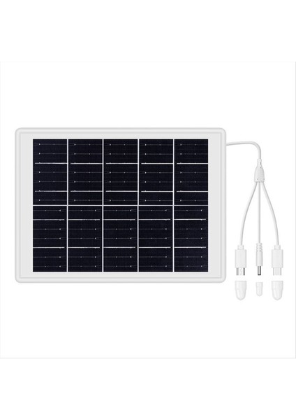 Güvenlik Kamerası Için 8W Güneş Panelleri 3&#39;ü 1 Arada IP65 Su Geçirmez 360 ° Ayarlanabilir Güvenlik Montajı ile Yerleşik Pil (Yurt Dışından) modelleri