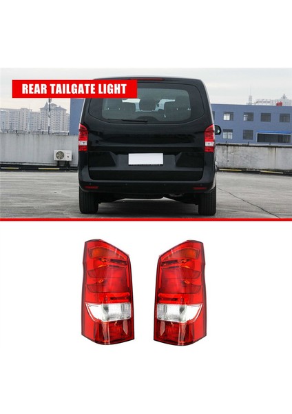 Mercedes Benz Vito W447 2015+ Için Araba Arka Bagaj Kuyruk Kuyruk Lambası (Yurt Dışından)