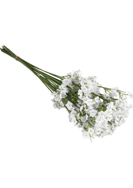 12, Yapay Beyaz Gypsophila Ipek Çiçek Demet Bebeğin Nefesi Saplar (Yurt Dışından) fırsatları