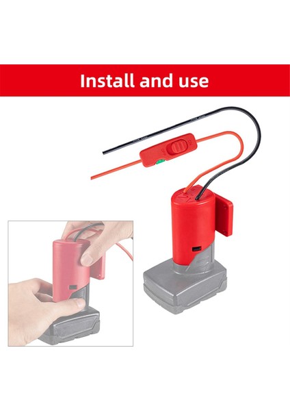 Anahtar Sigortalar ve Tel Terminalleri ile Milwaukee 12V Için Pil Adaptörü Pil Adaptör Elektrik Aleti Akü Dönüştürücü Kiti (Yurt Dışından) modelleri