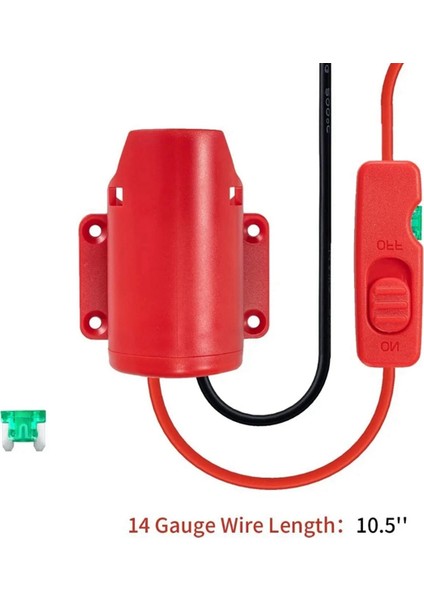 Anahtar Sigortalar ve Tel Terminalleri ile Milwaukee 12V Için Pil Adaptörü Pil Adaptör Elektrik Aleti Akü Dönüştürücü Kiti (Yurt Dışından) indirimleri