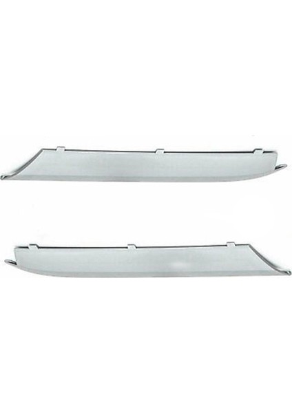 1paır Ön Tampon Sisli Far Çerçeve Trim 51117331717 51117331718 Bmw 5 Serisi F07 2014-2017 Dış Izgara Şeridi (Yurt Dışından)