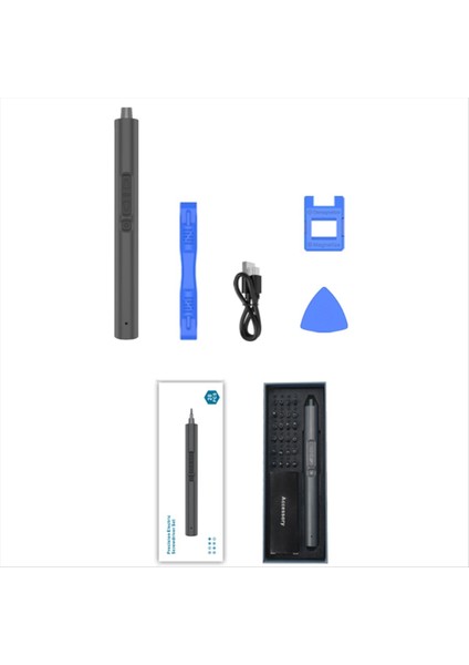 Mini Elektrikli Tornavida, 28&#39;i 1 Elektrikli Tornavida Kiti, Dizüstü Bilgisayar Için Manyetik Elektrik Hassas Tornavida (A) (Yurt Dışından)