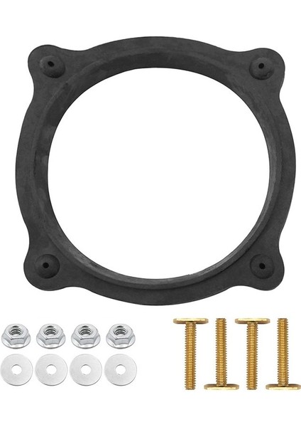 385310063 Zemin Flanş Contası ve Montaj Kiti Seçme Dometik/sealand Rv Tuvalet Siyahı (Yurt Dışından)