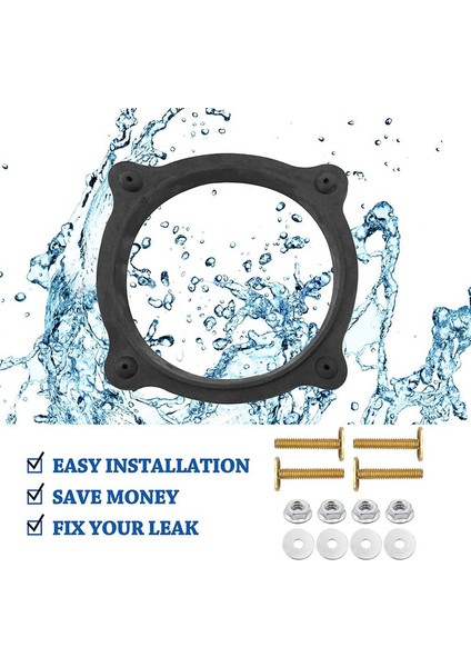 385310063 Zemin Flanş Contası ve Montaj Kiti Seçme Dometik/sealand Rv Tuvalet Siyahı (Yurt Dışından) indirimleri