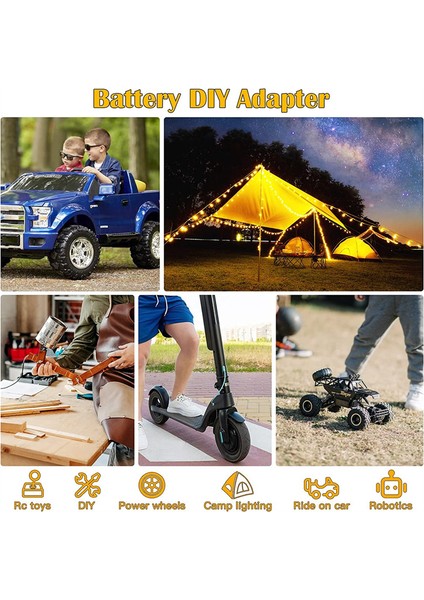 Dewalt 20V /18V DCB200 DCB203 DCB205 DCB206 Li-Ion Piller Güç Bağlayıcı A (Yurt Dışından) indirimleri