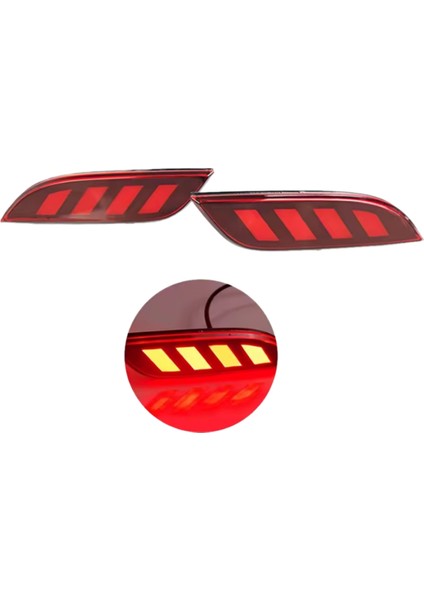 Araba LED Arka Tampon Işıkları Dinamik Dönüş Sinyali Işık Işıkları Reflektör Işıkları Chevrolet Spark Için 2010-2015 (Yurt Dışından) modelleri