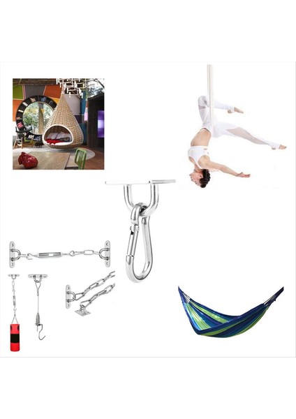 2 Set M6 Tavan Duvarı Montaj Asma Donanım Bağlantısı Yoga Hamak Salıncakları Için U Şeketli Kancalar Deniz Yat Aksesuarları (Yurt Dışından) fiyatları