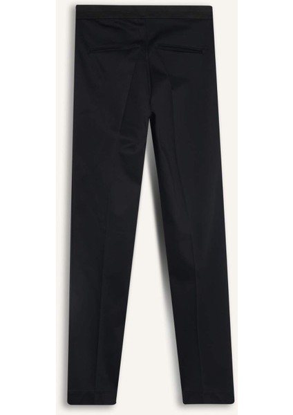 Sigaret Normal Bel Düz Paça Saten Pantolon