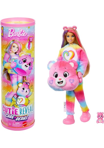 Barbi̇e Cuti̇e Reveal Care Bear Seri̇si̇ Bebek 2. Seri̇ JFV60