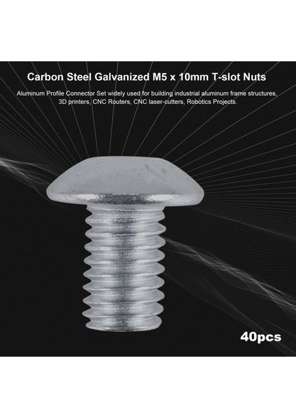 2020 Serisi Alüminyum Profil Konnektör Seti, 20PCS Köşe Braketi, 40 Pcs M5 x 10MM T-Slot Fındık, 40 Pcs M5X10MM Alüminyum Profil Aksesuarları Için M5X10MM Hex Soket Kapağı Vidalı Cıvata (Yurt Dışından) indirimleri