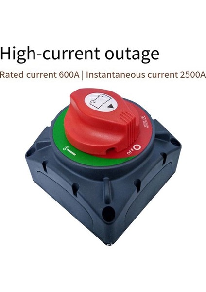12-48V Akım Önleyici Anti-Switch Araç Modifikasyonu Pil Bağlantı Kesme Anahtarı 600A Yatlar Için Ana Güç Anahtarı (Yurt Dışından) modelleri