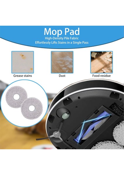 Rulo Fırça Yan Fırça Paspas Bezi Lefant M3 Robot Süpürge Aksesuarları Için Yedek Parçalar (Yurt Dışından) fırsatları